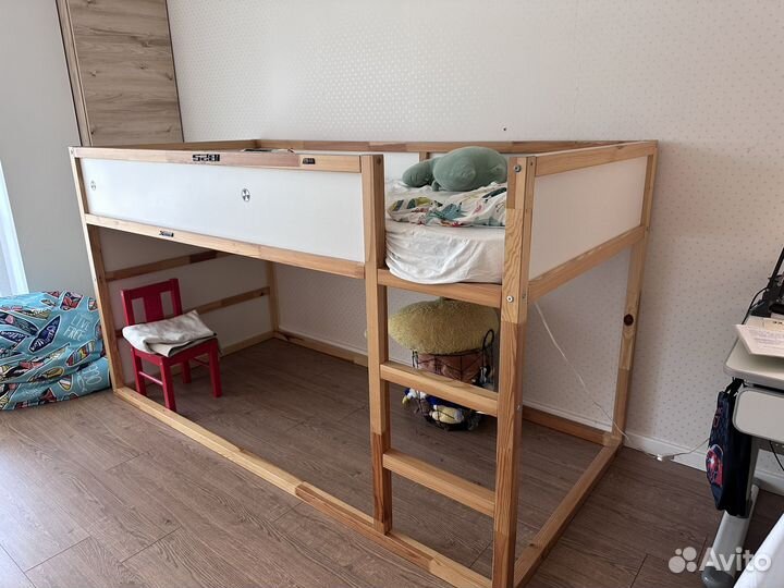 Кровать чердак IKEA кюра