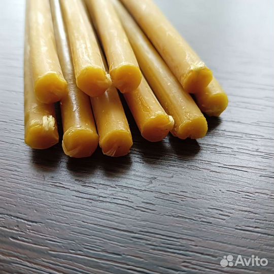 Большие цветные восковые свечи