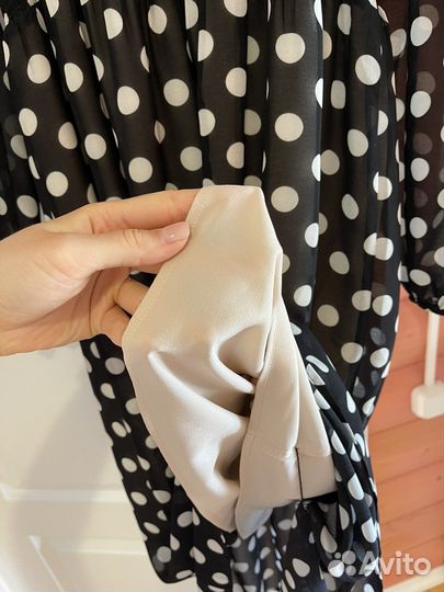 Платье lime в горошек