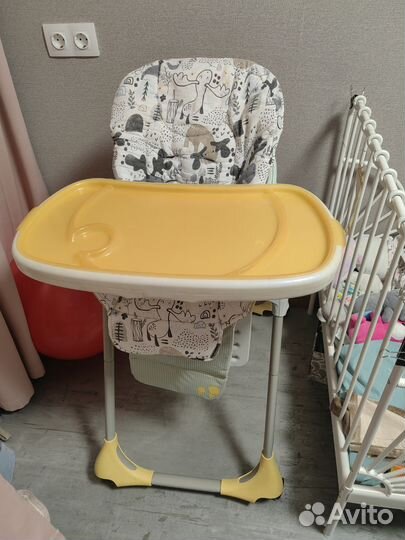 Стул для кормления chicco polly 2
