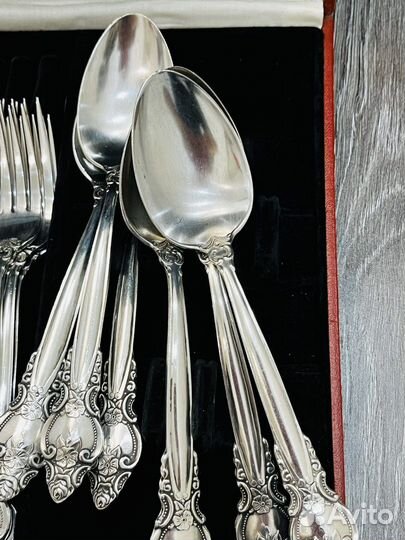 Набор столовых приборов мельхиор СССР