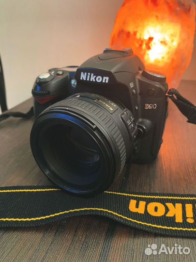 Зеркальный фотоаппарат Nikon d90+Nikkor 50, f/1.4g