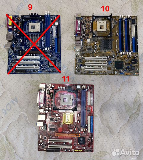 Ретро материнские платы Socket 478