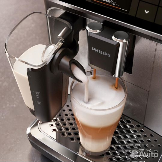 Кофемашина Philips LatteGo 4300 series (белая)