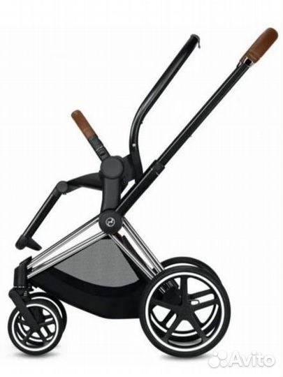 Коляска 2 в 1 Cybex Priam III шасси chrome-brown