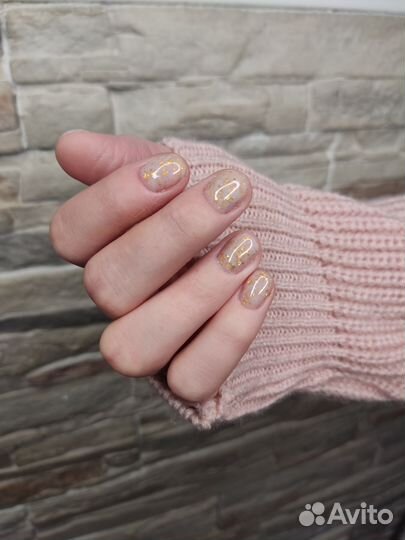 Маникюр, гель лак, моделирование, ногти