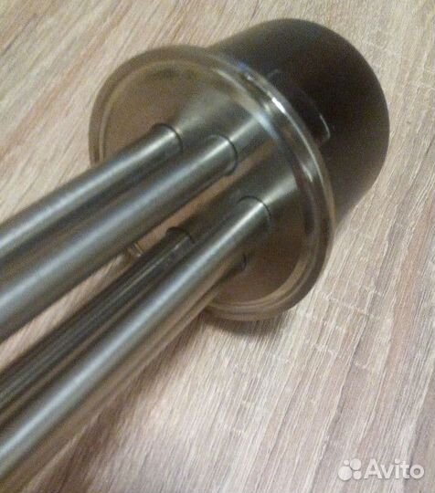 Тэн 3 кВт кламп 2”, резьба DN40, нержавеющая сталь