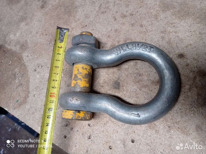 Шакл, такелажная петля, болт