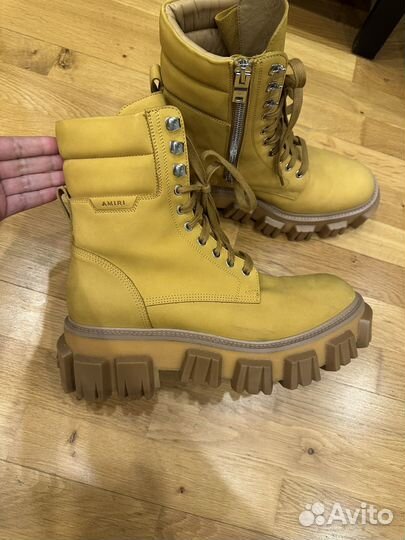 Мужские ботинки на высокой подошве Amiri