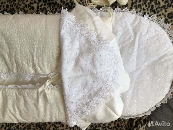 Конверт одеяло на выписку весна осень