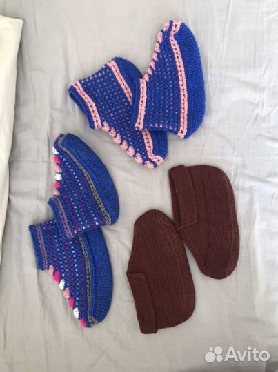 Носки вязаные тёплые