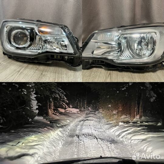 Bi-led модули установка