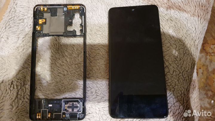 Дисплей с рамкой samsung m31s