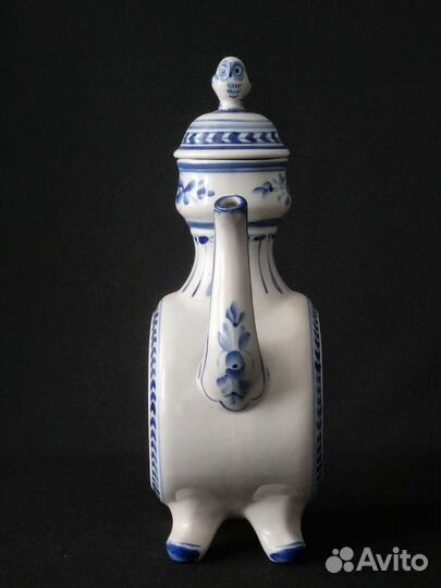 Чайник кувшин квасник Гжель СССР