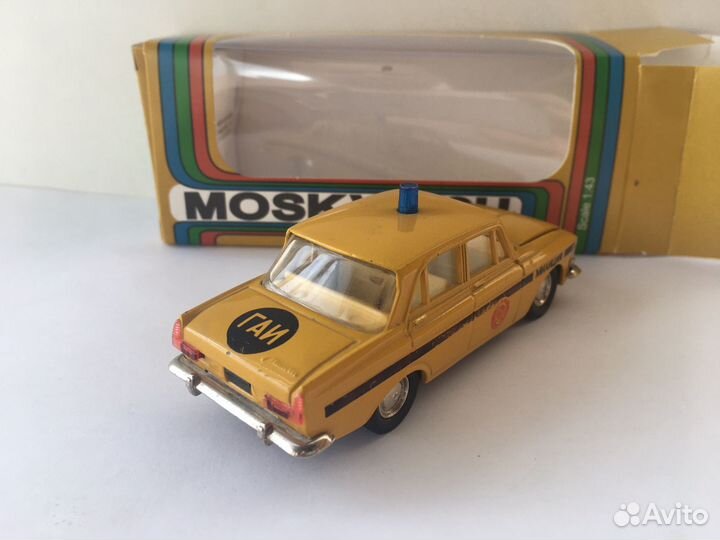 Х Москвич 412 гаи ми 1/43 СССР в коробке