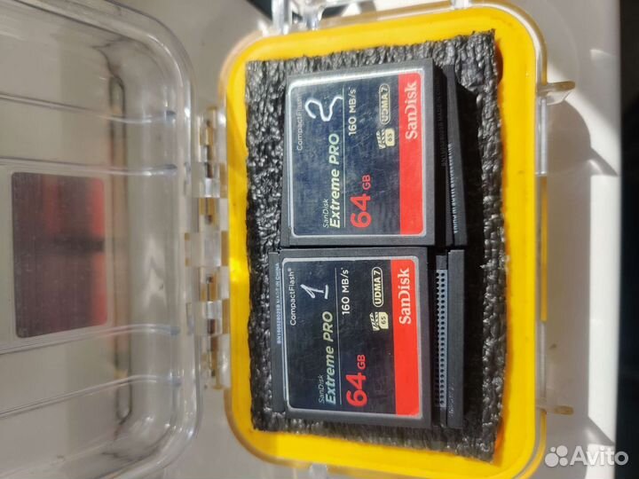 Флэшки SanDisk extreme pro 64GB compact flash