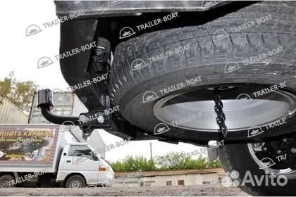 Фаркоп Toyota Land Cruiser Prado 02-09 рама и крюк-шар, 50мм 10635