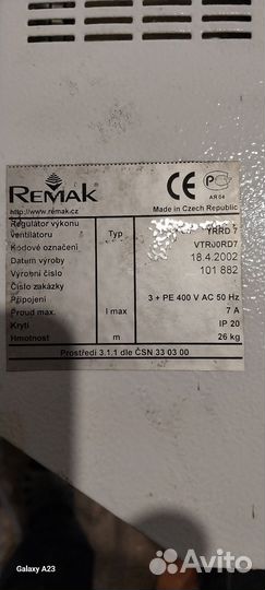 Регулятор скорости Remak trrd7