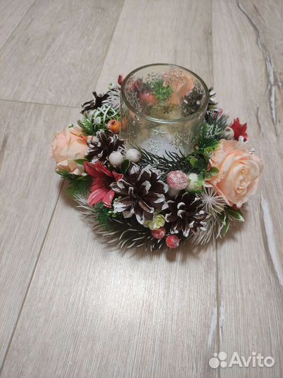 Подсвечник ручной работы