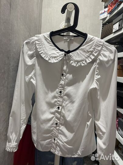 Школьная блузка 140 silver spoon