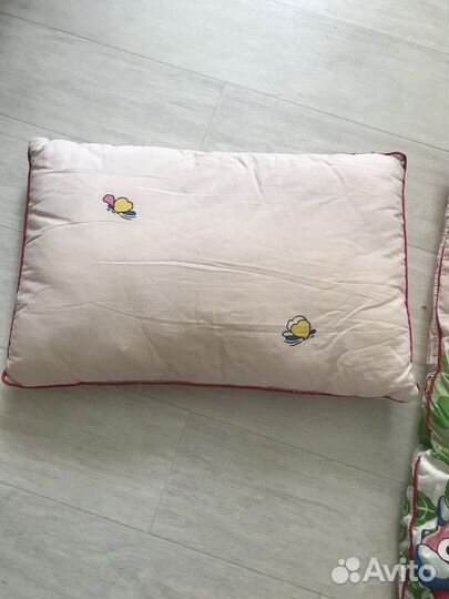 Матрас 60*120 + подушка и одеяло для малышей
