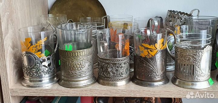 Подстаканники советские редкие СССР мнц мельхиор