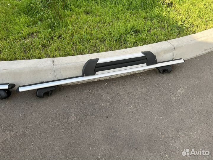 Багажник Atlant на рейлинги Kia Rio X-line + креп