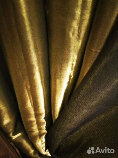 Шторы Италия эксклюзив в золоте 160см 300 см