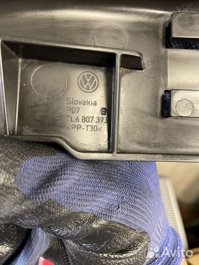 Направляющая заднего бампера Volkswagen Touareg