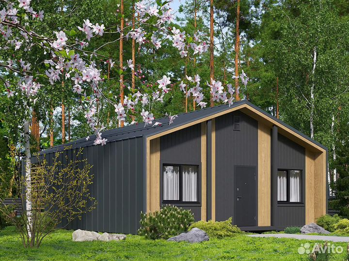 Дом площадью 80 м² (94.4 м²)