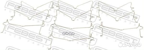 Пружина прижимная тормозных колодок (10 шт