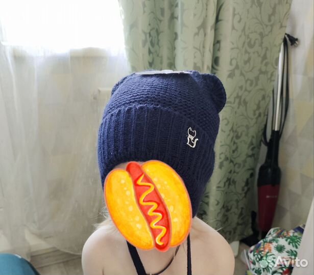 Теплые шапки 50-52 новые