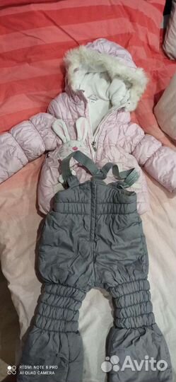 Костюм зимний для девочки 1.5-2 года