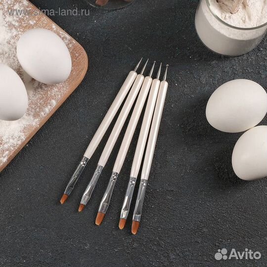 Набор кондитерских кисточек для декорирования «Кри