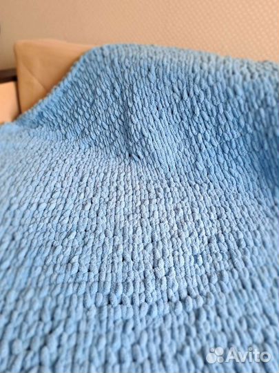 Плед вязаный