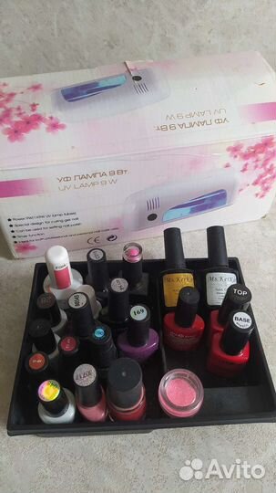 Лампа для сушки гель -лак базы маникюр