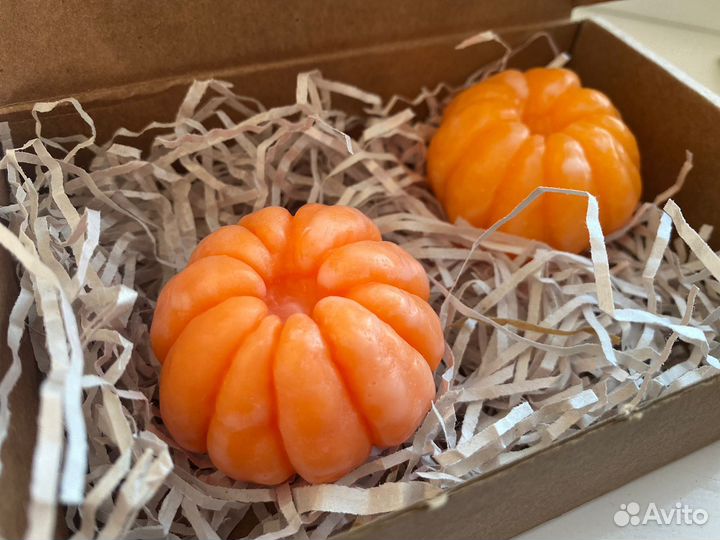 Мыло ручной работы мандарин