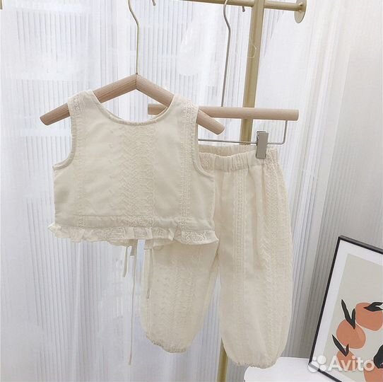 Летний костюм на девочку размер 86-110