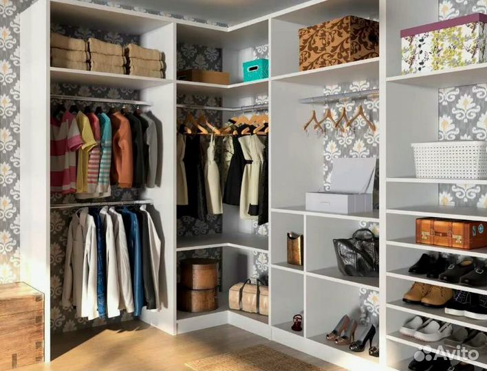 Гардеробная по вашим размерам на заказ