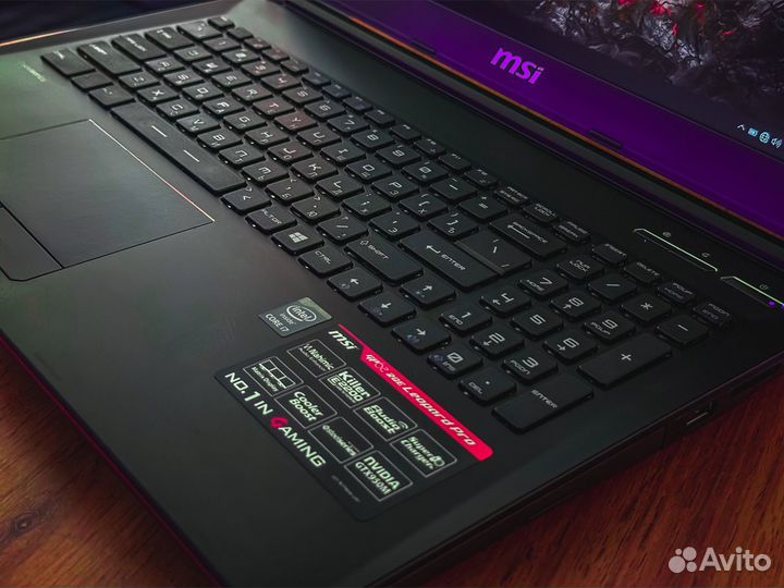 Игровой ноутбук MSI: Geforce + i7 + SSD