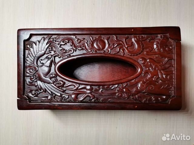 Салфетница деревянная (треснутая)