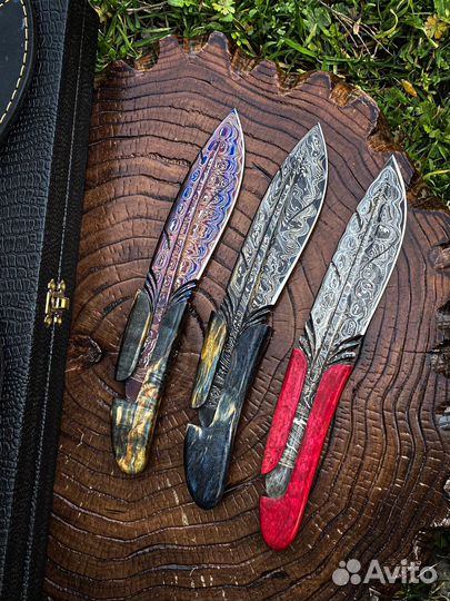 Нож из дамасской стали