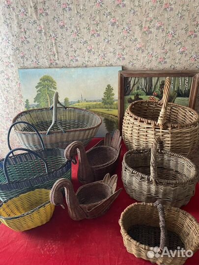 Корзина плетеная