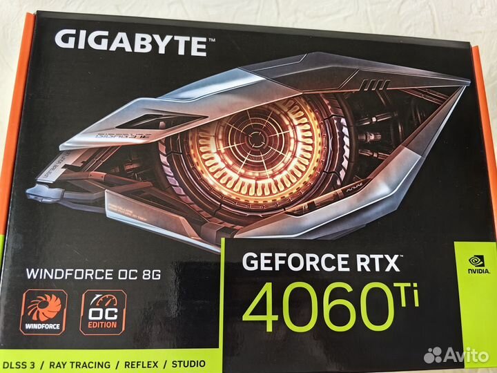 Видеокарта gigabyte nvidia RTX4060Ti windforce OC