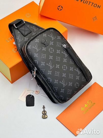 Сумка мужская Louis Vuitton натуральная кожа