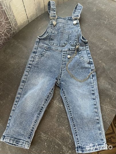 Комбинезон джинсовый 80 86