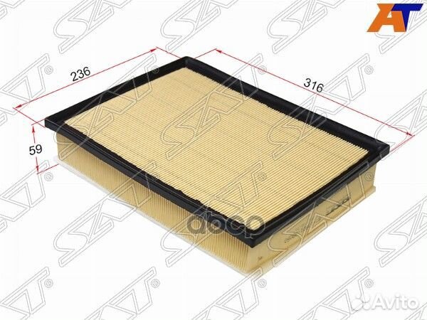 Фильтр воздушный toyota land cruiser prado 150