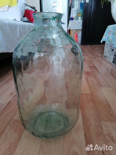 Банка 10 литров стеклянная