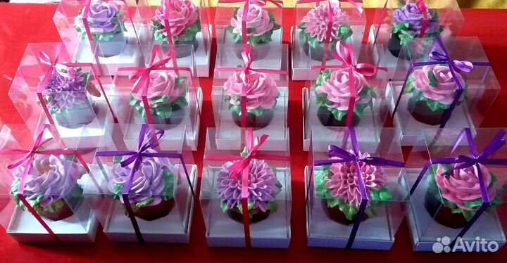 Шоколадный горшочек с зефиром, цветы в куполе