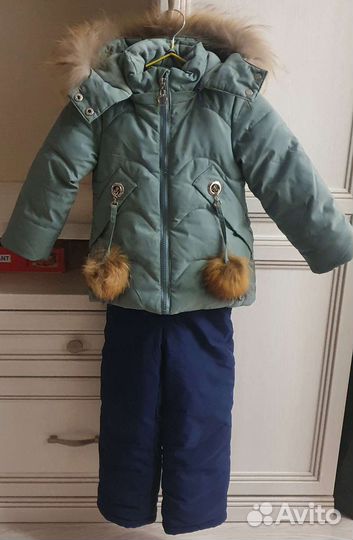 Зимний костюм для девочки 86 размер